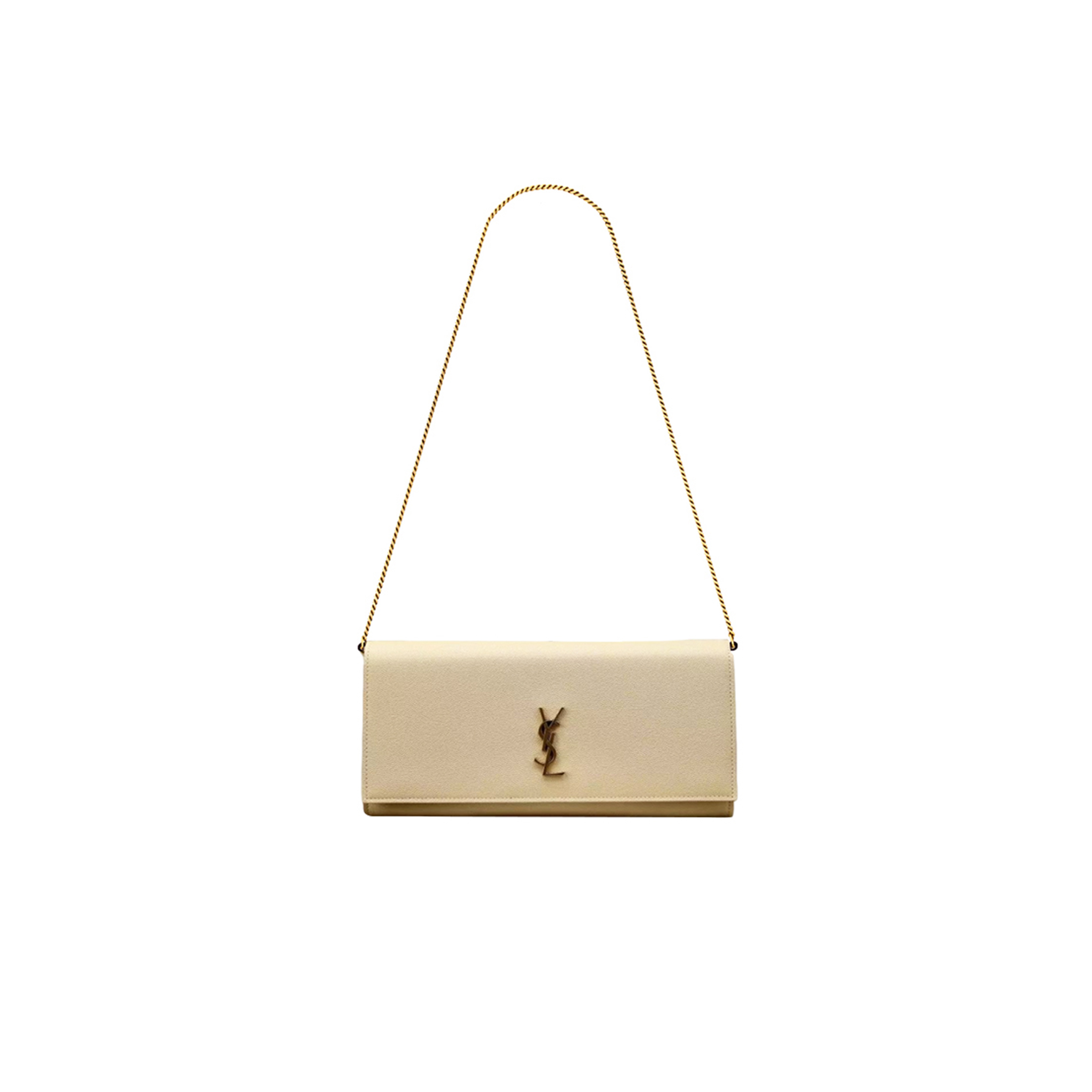 Y51 kate clutch in grain de poudre leather 851921 (28*12*4cm)